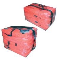 LALIZAS Set: Dry Bag + 6 Lifejackets (100N) ISO Foam Lifejackets