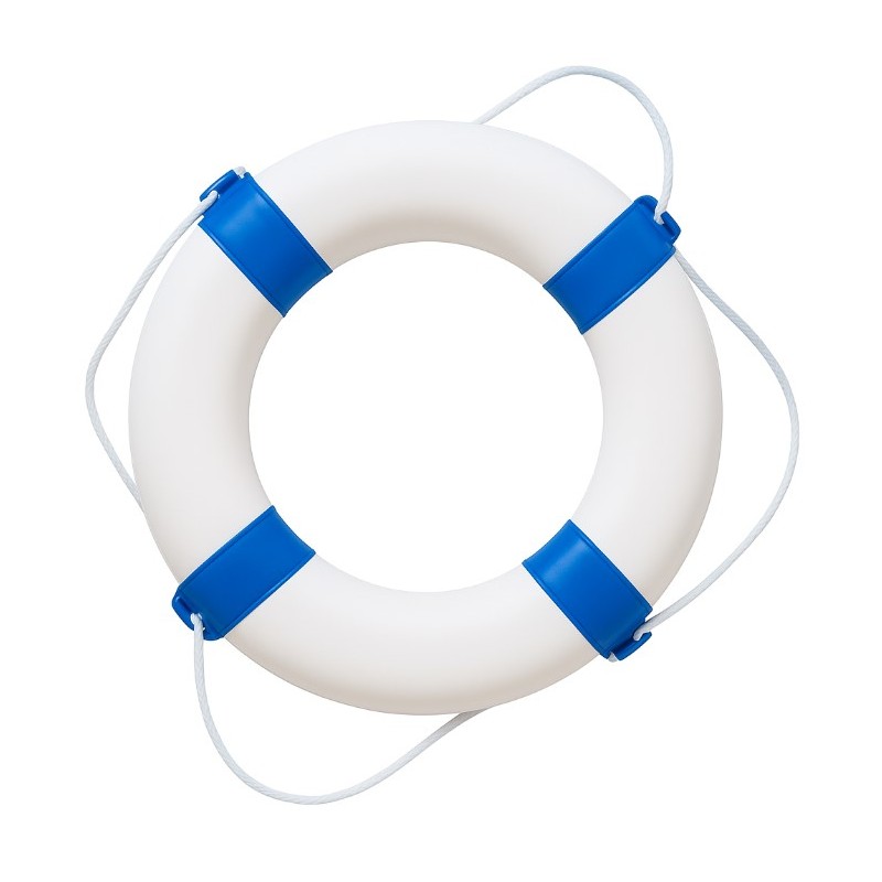 PEGASO lifebuoy ring, blue/white, 57×34 cm Lifebuoy Rings and Accessories