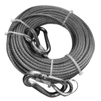 Fireproof Lifeline with Hook, 5 mm × 30 m, SOLAS/MED Fireman Suits & Gear
