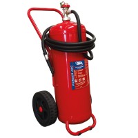 Wheeled Foam Fire Extinguisher, 50 L, Stored Pressure, with Hose & Nozzle, SOLAS/MED Fire Extinguishers