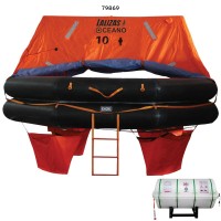LALIZAS splav SOLAS Oceano, MER, TOB Type, 10 osoba, canister (A) Splavi SOLAS Oceano – Throw-overboard (TOB) Type A