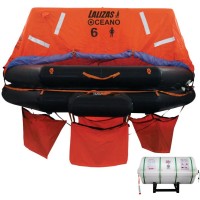 LALIZAS splav SOLAS Oceano, MER, TOB Type, 8 osoba, canister (B) Splavi SOLAS Oceano – Throw-overboard (TOB) Type B