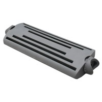 Ladder Step with Fitting, Grey, Set Ladder Accessories