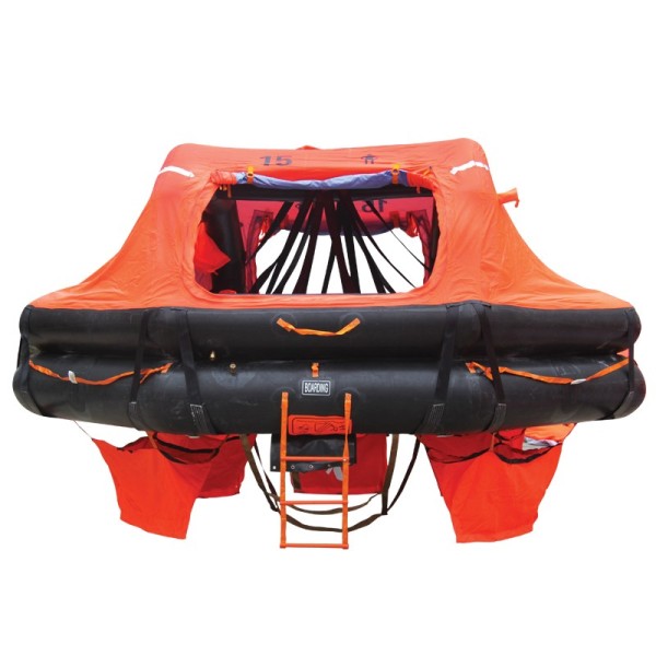 LALIZAS Liferaft SOLAS OCEANO, Davit-Launched Type, 20 persons, canister (B) Liferaft SOLAS OCEANO – Davit-Launched