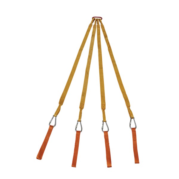 Four-Point Vertical Lift Straps for Basket Stretcher, 1.8 m, 5T Medical Equipment