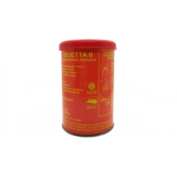 ALBATROS Buoyant Smoke Signal, SOLAS/MED/USCG, Orange Pyrotechnics