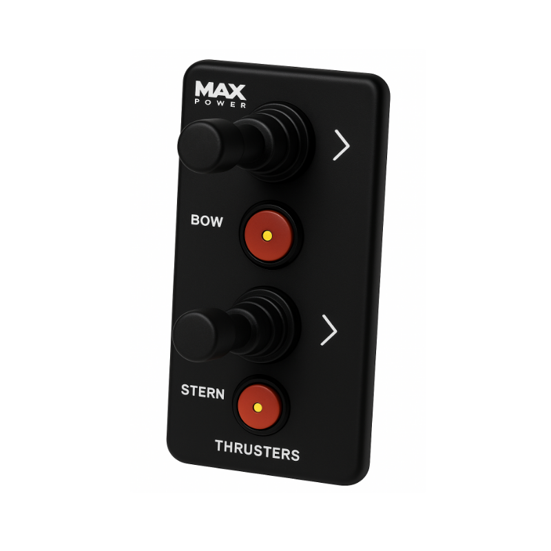 MAX POWER Joystick Double (pramčani & krmeni) za tunelske thrustere, crni Upravljačke Ploče i Daljinski Upravljači za Thruster