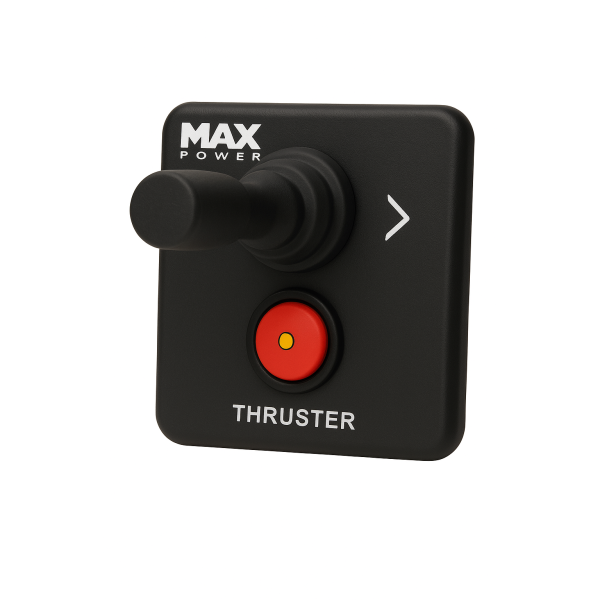 MAX POWER Joystick Simple for Tunnel Thrusters, Black Thruster Control Panels & Remote Controls
