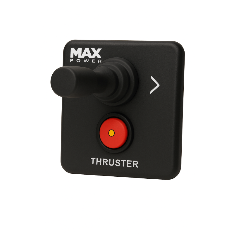 MAX POWER Joystick Simple for Tunnel Thrusters, Black Thruster Control Panels & Remote Controls