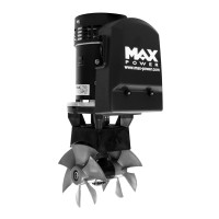 MAX POWER Tunnel Thruster CT 100, 12V, 185mm Tunnel, 105kgf, 7.1kW (9.5hp), Twin Propeller Electric Tunnel Thrusters