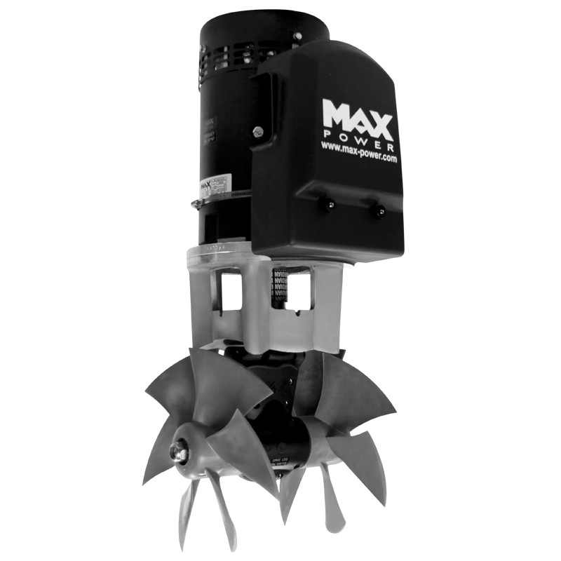 MAX POWER Tunnel Thruster CT 225, 24V, 250mm Tunnel, 250kgf, 14.96kW (20hp), Twin Propeller Electric Tunnel Thrusters
