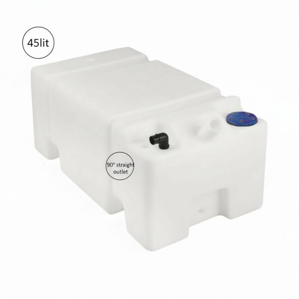 Nuova Rade / ERCOLE Fresh Water Tank 45 L – Without Cap, Straight Deck Filler Ø38 Ercole fixed tanks and accessories