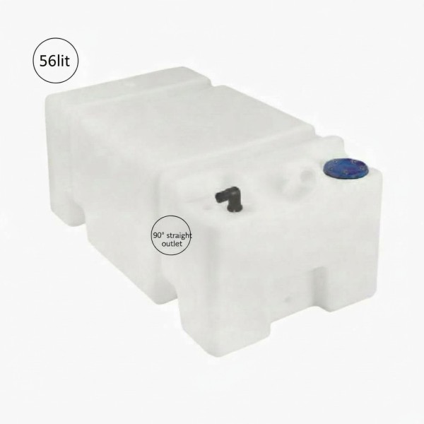 Nuova Rade / ERCOLE Fresh Water Tank 56 L – Without Cap, Straight Deck Filler Ø38 Ercole fixed tanks and accessories