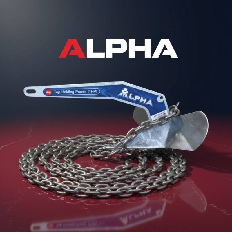 Lofrans G40 Hot Dip Galvanized Anchor Chain 8 mm ISO 4565/DIN 766 (Calibrated) Lofrans G40 Hot Dip Galvanized Anchor Chains
