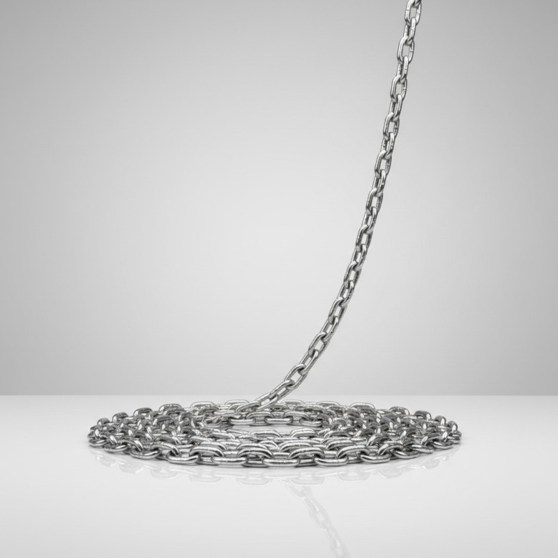 Stainless Steel Anchor Chain AISI 316 – Calibrated D5 mm (ISO 4565 / DIN 766) Stainless Steel Anchor Chains AISI 316