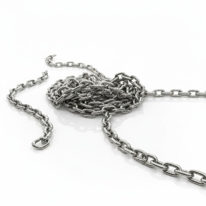 Stainless Steel Anchor Chain AISI 316 – Calibrated D5 mm (ISO 4565 / DIN 766) Stainless Steel Anchor Chains AISI 316