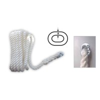 CABO Anchor Rope for Chain Rode 16 mm – 60 m, 3-Strand Nylon, with Chain Connector (10 mm) Chain Rode Anchor Ropes with Chain...