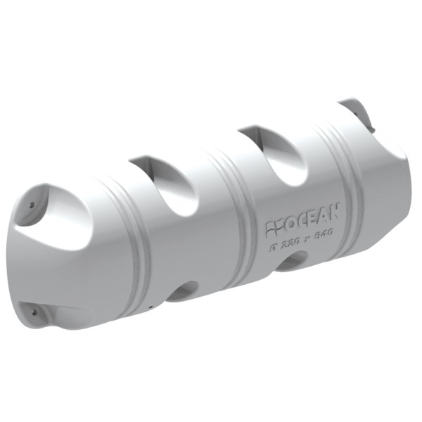 Odbojnik na napuhavanje, 1/2, bijela Odbojnici za pristaništa