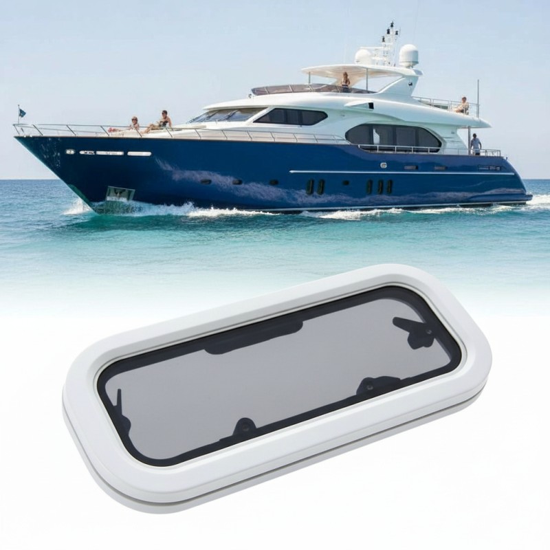 Side Window – Aluminium, 649 × 193 mm (Cut-out: 627 × 171 mm) All Categories