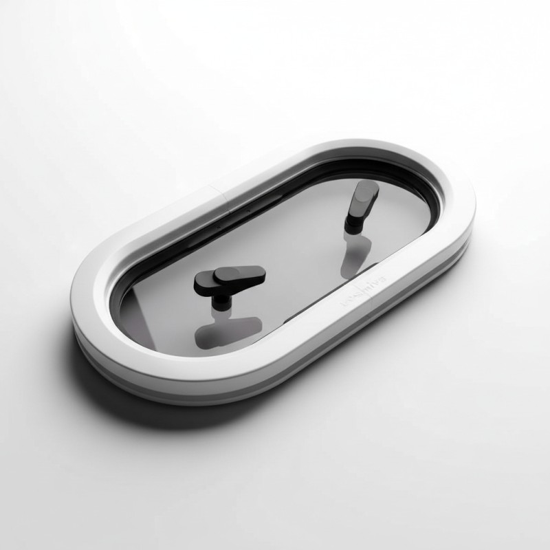 Side Window – Aluminium, 367 × 197 mm (Cut-out: 345 × 175 mm) All Categories