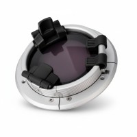 Round side porthole 220 mm / cut-out 198 mm, aluminium All Categories