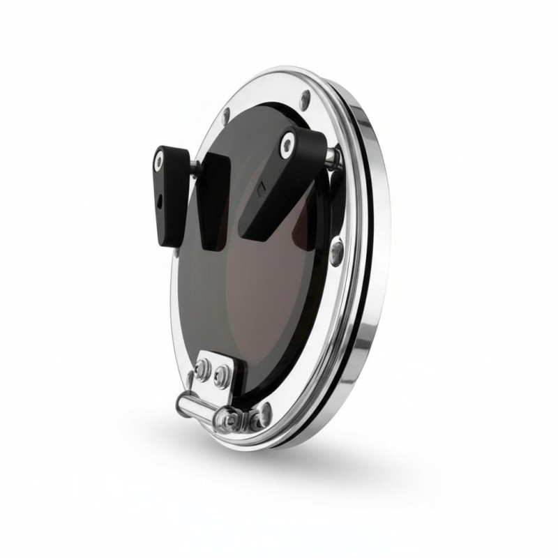 Round side porthole 157 mm / cut-out 126 mm, stainless steel AISI 316 All Categories