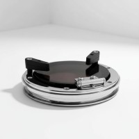 Round side porthole 184 mm / cut-out 151 mm, stainless steel AISI 316 All Categories