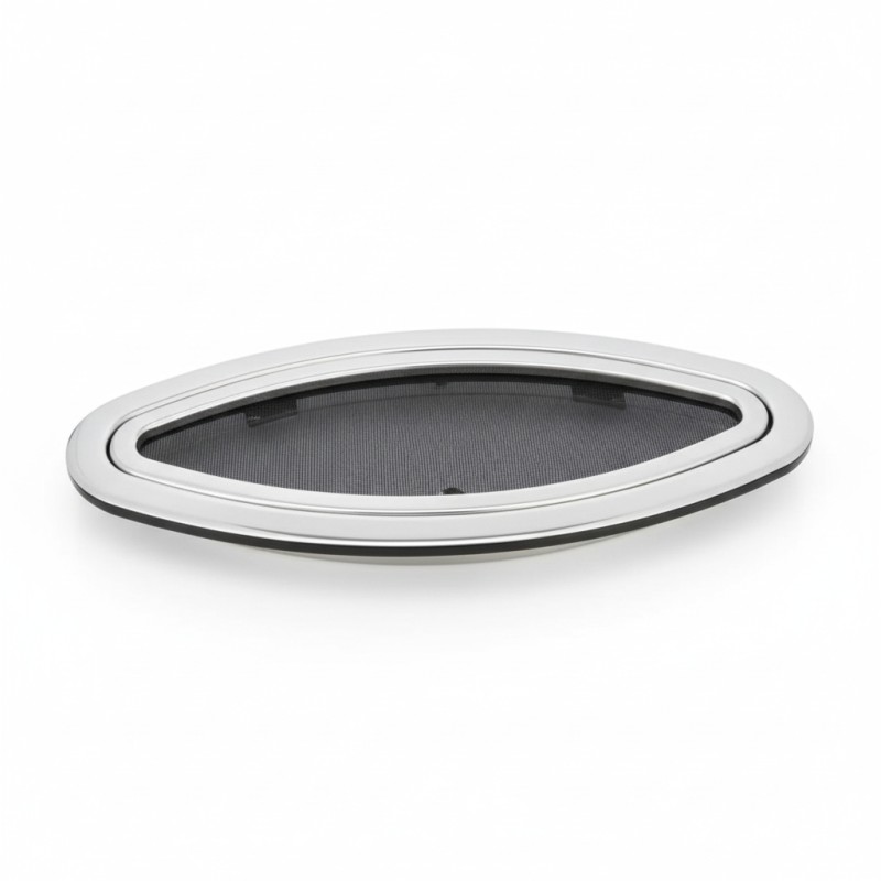 Bočni prozor ovalni 460 x 205 mm, otvor ugradnje 414 x 156 mm, Inox AISI 316 Bočni prozori (portlights)