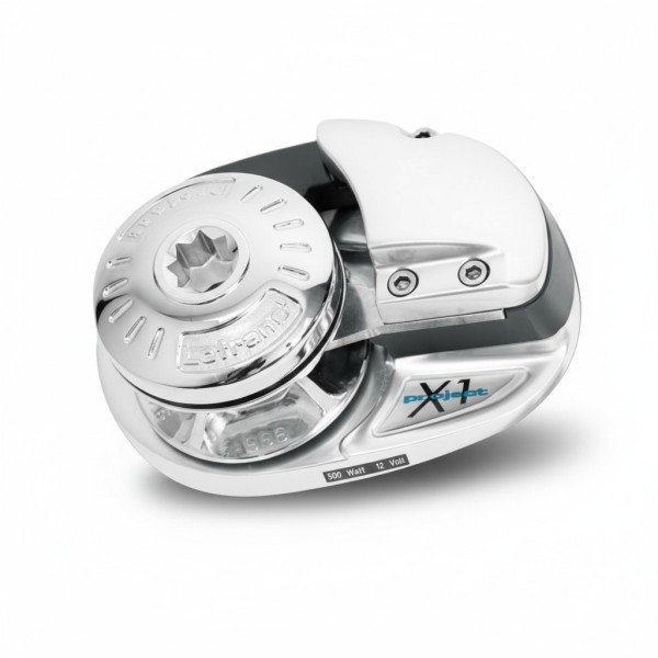 X1 - Vertical Windlass, Anodised Aluminium, 500W, 12V, 6mm Low Profile X1 & SX1 Vertical windlasses 500–800 W