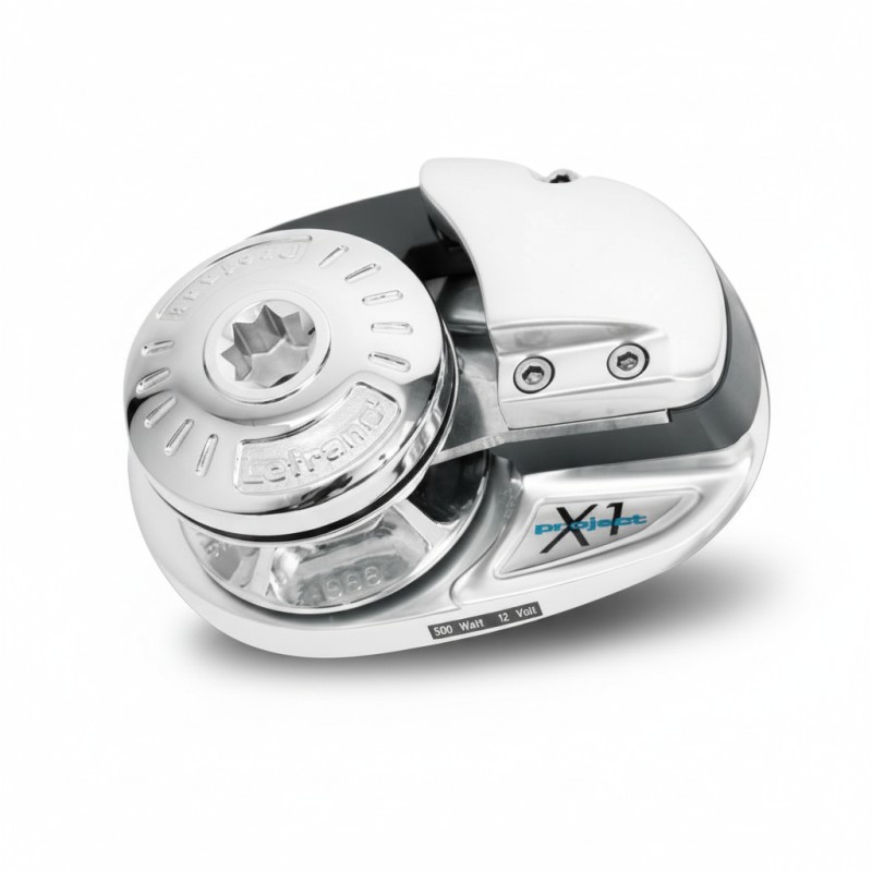 Lofrans vitlo X1 Alu 12V 500W, 6mm, niski X1 & SX1 Vertikalna sidrena vitla 500-800W