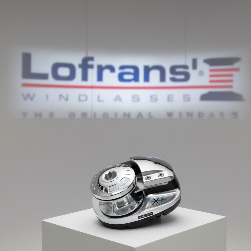 X1 - Vertical Windlass, Anodised Aluminium, 500W, 12V, 6mm Low Profile X1 & SX1 Vertical windlasses 500–800 W