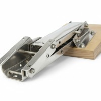 Outboard Bracket, Adjustable, with Wooden Pad, Inox 316, for Engines up to 20kg/8HP Motor Brackets