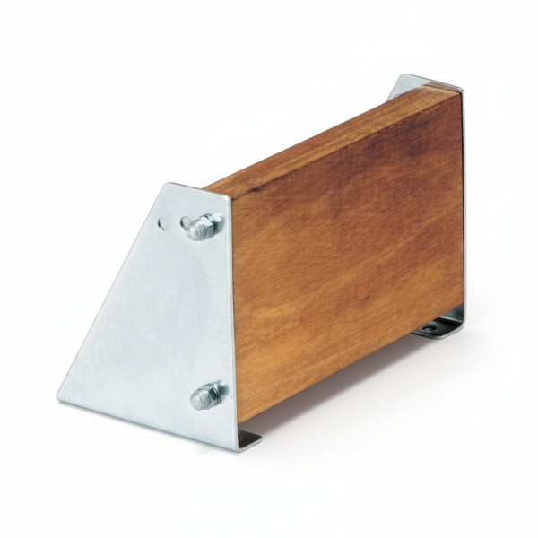 "Outboard Adjustable 22-35" Bracket, with Wooden Table, Inox, for Engines up to 10HP Motor Brackets