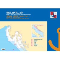 Male karte, 1. dio Jadransko more - istočna obala Pomorske karte