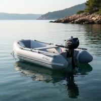 ARIMAR Roll 240 Inflatable Boat with HIDEA HDF 2.5 HP Outboard Engine Inflatable Boats