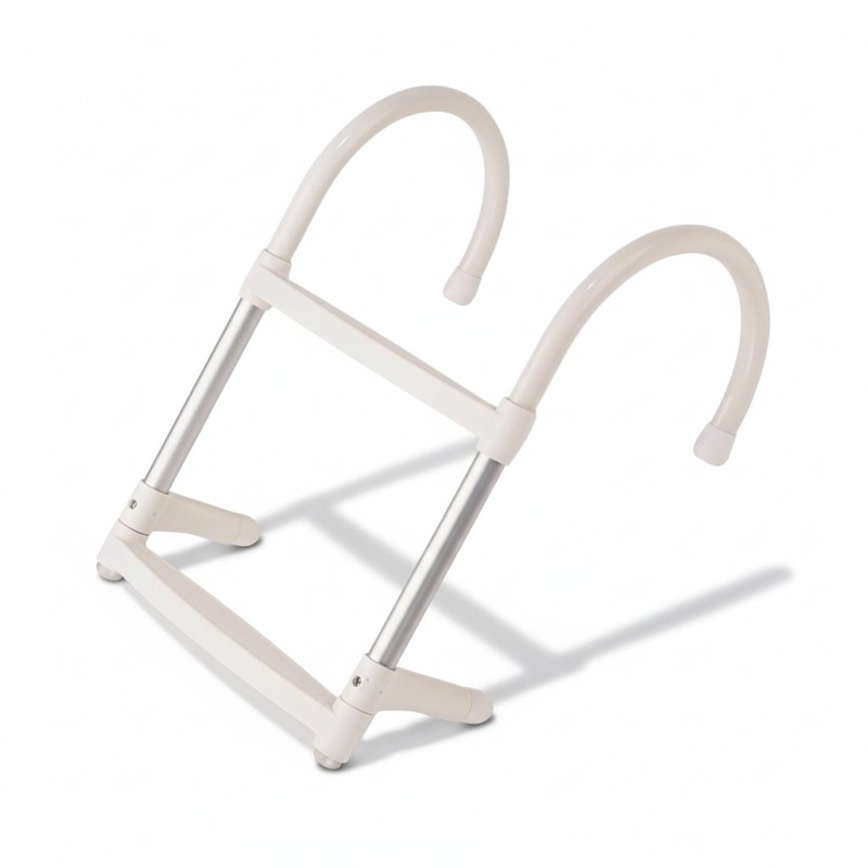 Aluminijske brodske ljestve – 2 gazišta, L550×W350mm Odstranjive brodske stepenice i ljestve – aluminij / inox