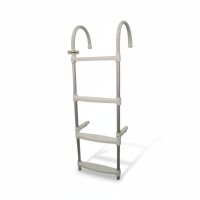 Aluminium Boat Ladder – 4 Steps, L1100×W350mm Removable Marine Steps & Ladders – Aluminium / Stainless Steel