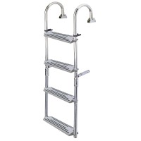 Foldable Ladder, Inox 316, 180° 3+3 steps Boarding Ladders