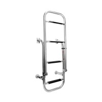 Folding Ladder, Inox 316, 305x1060mm, 2+2 steps Boarding Ladders