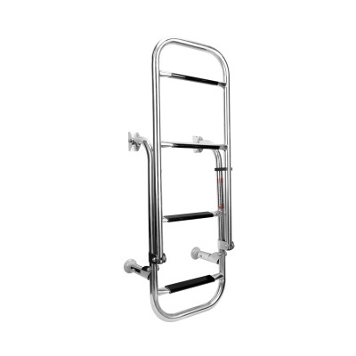 Folding Ladder, Inox 316, 305x1060mm, 2+2 steps Boarding Ladders