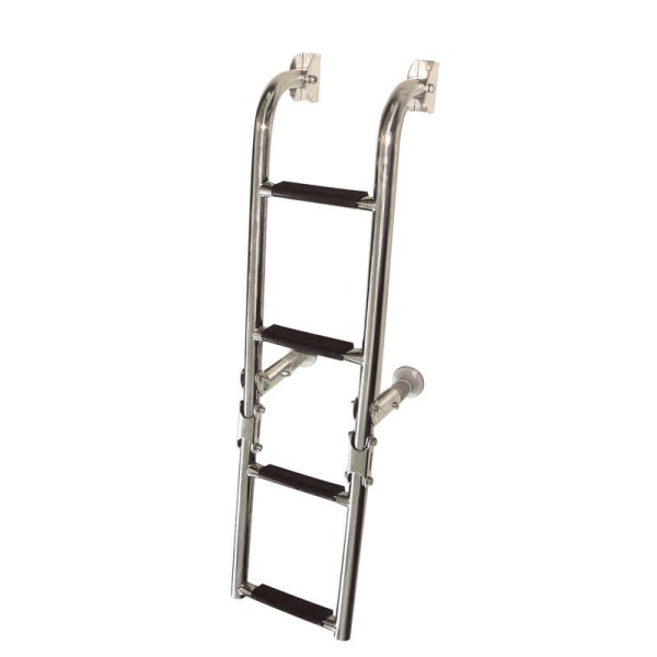 Folding Ladder, Inox 316, 205x760mm, 2+2 steps Boarding Ladders