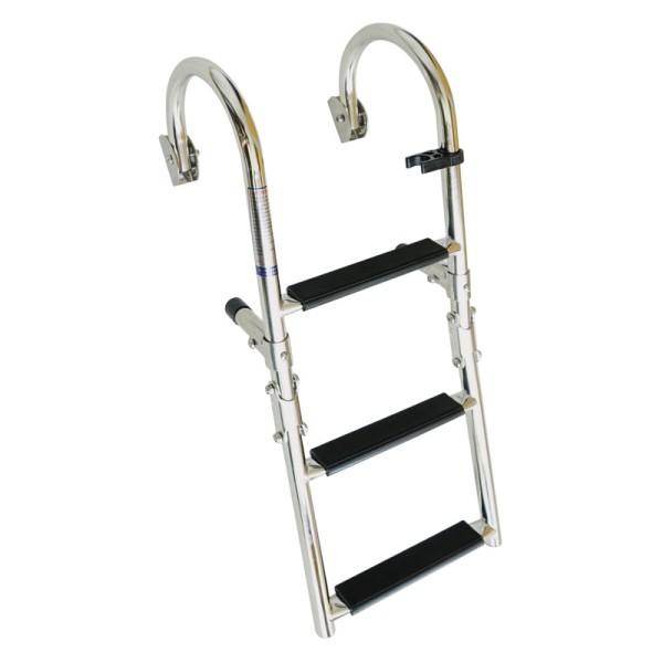 Folding Ladder for Gunwale, Inox 316, 250x908, 2+2 steps Boarding Ladders