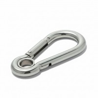 Snap Hook with Eye End, Inox 316 Carabiners & Snap Hooks