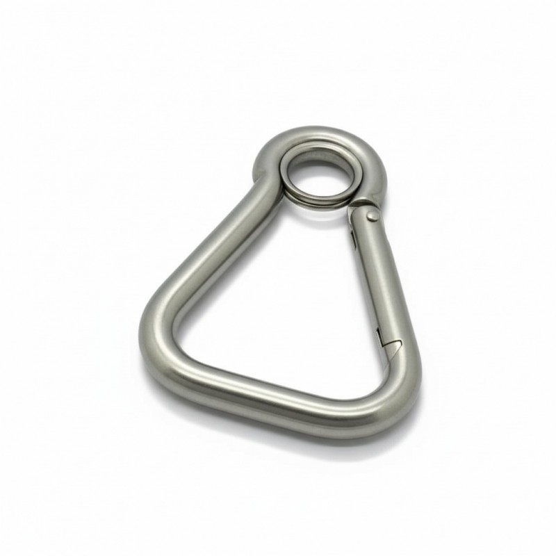 Karabin nesimetrični s prstenom, Inox 316 Karabini i kopče