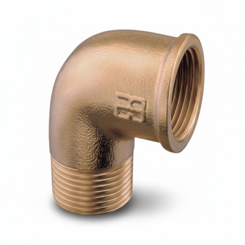 GUIDI Elbow 90°, M-F, Βrass, 0092 Brass Fittings