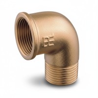 GUIDI Elbow 90°, M-F, Βrass, 0092 Brass Fittings