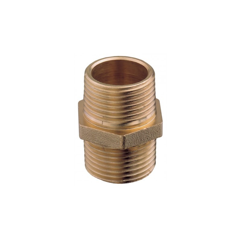 GUIDI Nipple M-M, brass, 0280 Brass Fittings