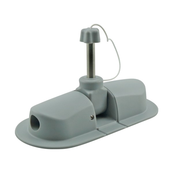 Rowlock Socket with metal pin, Grey Paddles