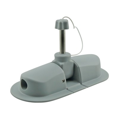 Rowlock Socket with metal pin, Grey Paddles