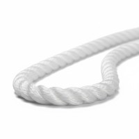 CABO White Twisted Polypropylene Rope, 3-Strand, 8–40 mm Ropes